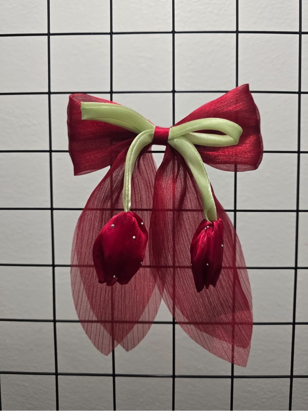 Tulip Coquette Hair Bow